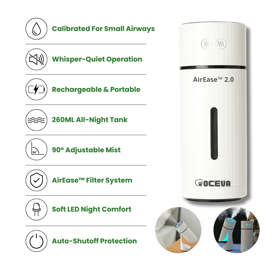 Oceva AirEase™ 2.0 - Help Your Small Dog Breathe Easier